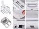 Electric Heated Lunchbox, 12V/220V, 900 ml, White