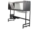 Over Sink Dish Drying Rack 85cm Kitchen Organizer Cabinet, Black