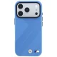 BMW M Tire Track Metal Logo MagSafe Case for iPhone 17 Pro / 18 Pro - Blue