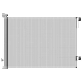 Retractable Stair Safety Gate for Children, Grey