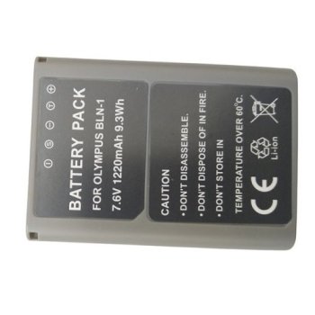 Extra Digital Battery for Olympus PS-BLN1, 1220mAh