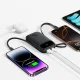 Baseus EnerFill FC31 10000mAh 45W Power Bank with USB-C and Lightning Cables - Black