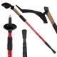 Telescopic Nordic Walking Poles 2pcs, Red