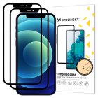5D Apple iPhone 12 / 12 Pro 6.1" Tempered Glass Screen Protector [Full Glue], 2 pcs. - Black