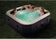 Piepūšamais SPA baseins INTEX 28452, 196x71 cm, 6 personām, pelēks