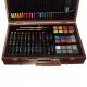 MAALEO Artistic Drawing Painting Set in a Suitcase for Kids, 128 pcs. (paints, pencils, brushes)