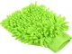 Double-Sided Microfiber Car Wash and Cleaning Mitt, Green