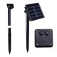 Solārā dārza virtene 20 LED RGB, 4.85m