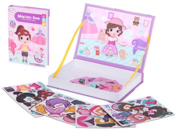 Magnetic Puzzle Book "Dress Up Doll", 51 Pieces