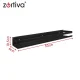 Zortiva Wall-Mounted Bathroom Shelf, Stainless Steel, 50 cm, Black