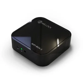 WELOCK Smart WiFi Box 2 Gateway for Smart Door Locks, Black