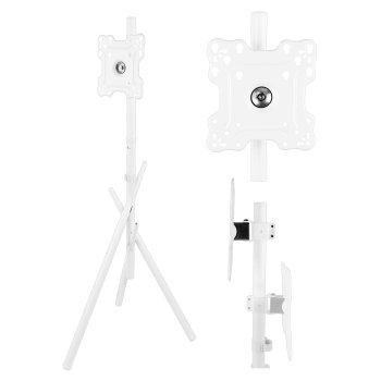 Maclean MC-181 W TV Floor Stand (27-55", 60kg, VESA 200x200)