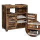 Leobert Under Sink Bathroom Cabinet Rustic Brown
