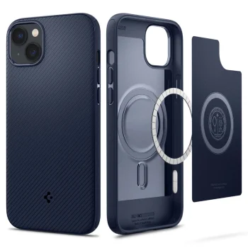 Spigen Mag Armor iPhone 14 Plus Case Blue