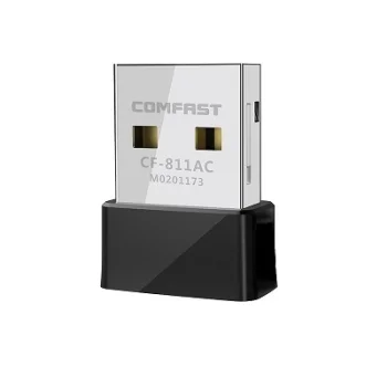 Wireless Wi-Fi USB Adapter, 650Mbps, 2.4GHz / 5GHz, Black