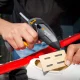 Cordless Hot Glue Gun Steinel MobileGlue 1007, 3.6V, 7mm, Grey / Orange