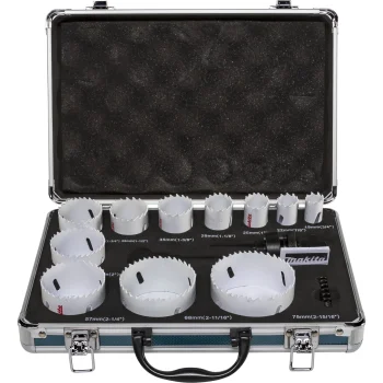 Makita D-47298 Bi-Metal Hole Saw Set 14 Pieces 19–75 mm