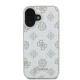 Guess iPhone 16 Case Peony Script Logo MagSafe, White