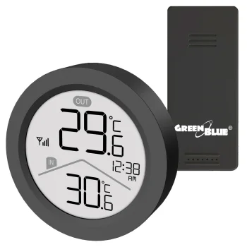 GreenBlue GB162 Wireless Weather Station, Black