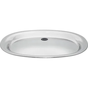 Alessi JM13 Serving Plate 36x29cm Stainless Steel Silver