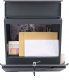 Wall Mount Mailbox with Newspaper Holder Strip, anthracite