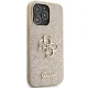 Apple iPhone 13 Pro Max 6.7\'\' Glitter Script Big 4G Case Cover, Gold
