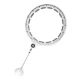 TRIZAND 00025254 Smart Hula Hoop with Counter and Weight White