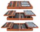 Artist\'s painting drawing set in a wooden box 174 pcs. pencils, paint, brushes, etc.