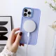 Magnetic Color Matte Case for iPhone 15 Pro Max - navy blue