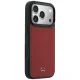 Mercedes Leather Mesh Bow Line MagSafe Case for iPhone 18 Pro Max / 17 Pro Max - Burgundy