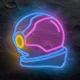 Forever Light FPNE22 Astronauta PLEXI LED Neon Sign, Multicolor