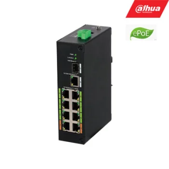Dahua DH-LR2110-8ET-120 8-Port ePoE Switch with 1G Uplink
