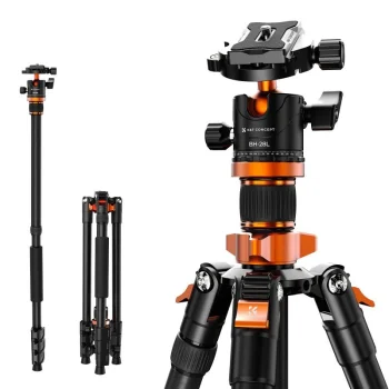 K&F Concept K254A3 Tripod with BH-28L Ball Head and Monopod Function