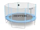 Upper Trampoline Pole for Outer Net 8-15 Ft Neo-Sport, Blue