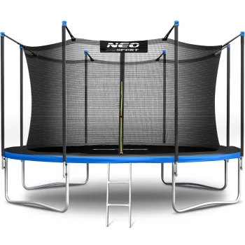 Garden Trampoline 404 cm (13 ft) with Inner Net and Ladder Neo-Sport