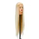 Gabbiano WZ2 Hairdressing Training Head, Synthetic Hair, 613H