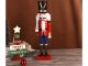 Christmas Wooden Nutcracker, Decorative Figurine, 30 cm