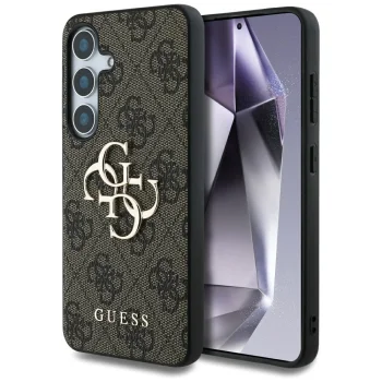Guess Big 4G Logo Classic Logo Case for Samsung Galaxy S25, Brown