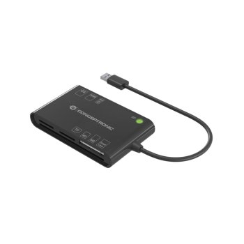 Conceptronic BIAN01B All-in-One Smart-ID Card Reader Black