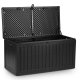 Plonos 270L Outdoor Garden Storage Box, 109 x 51 x 55 cm, Black