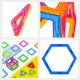 Magnetic Building Blocks Set, 59 Pieces