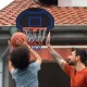 BACKYARD FALCON wall-mounted basketball hoop & backboard, black