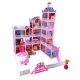 Dollhouse Villa with Furniture, 6 Levels, 374 Elements