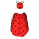 Children\'s ladybug carnival costume, size S, red