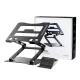 Wozinsky WRS-CPY75DSB Foldable Aluminum Laptop and Tablet Stand 11–17.3\" with Phone Stand - Black