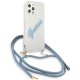 Guess iPhone 12 / 12 Pro Case Script Vintage, Blue