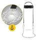 4FIZJO Neck Training Harness Belt with Chain