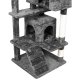 XL Cat Scratching Post with 7 Levels and 2 Houses