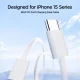 Joyroom Ben Series S-A45 USB-C to USB-C 60W Cable 1 m - White