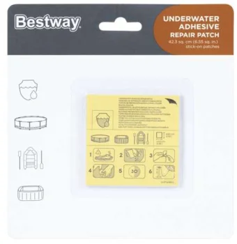 Bestway 62091 Pool Repair Patch Kit, 10 pcs